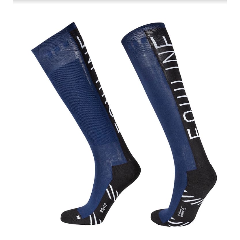 EQUILINE UNISEX LONG SOCKS CLOVEC COBALT 35/38