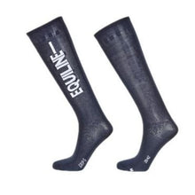  Equiline Unisex Long Socks Codrec Navy - Socks