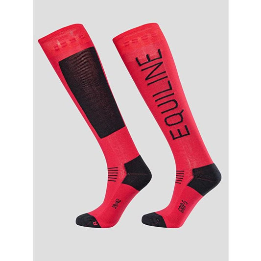 Boomerang Equestrian - Equiline Unisex Socks Raspberry