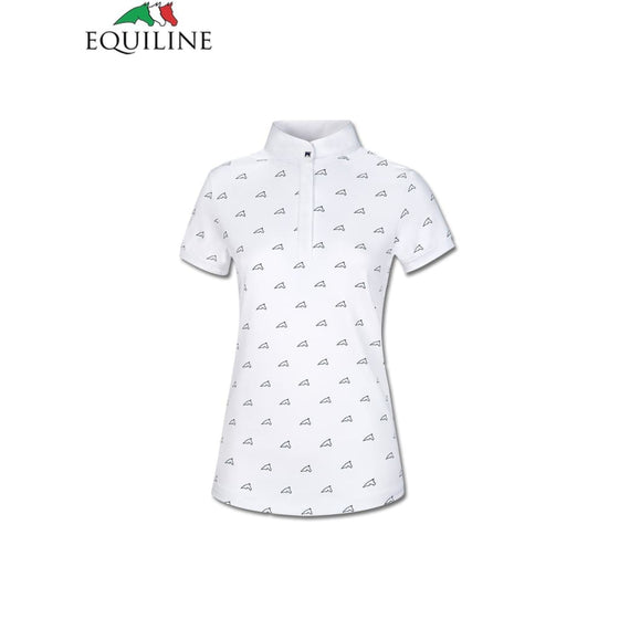Equiline Womens Plum Competition Polo - Competition Shirt