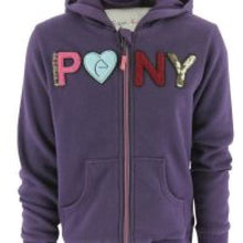  Equitheme Children’s Full Zip hoodie Purple - Age 4 - Apparel & Accessories