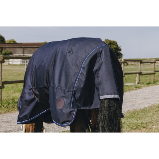 Boomerang Equestrian - Equitheme Classic Turnout Rug With Full Neck 300g Navy