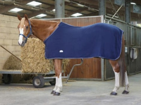 Boomerang Equestrian - Equitheme Essential Polar Fleece Cooler Navy