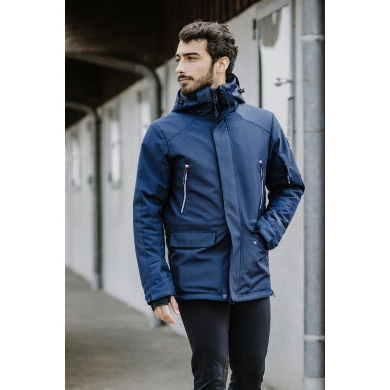 Boomerang Equestrian - Equitheme Men's Water Repellent Parka Alex Marine