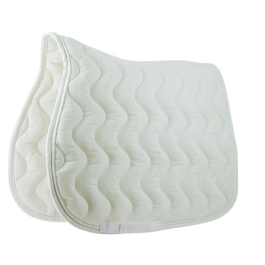 Boomerang Equestrian - Equitheme Polyfun Saddle Pad White