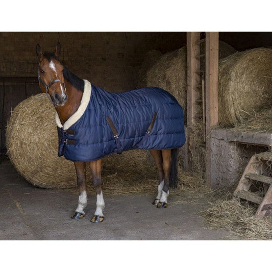 Boomerang Equestrian - Equitheme Teddy Stable Rug Navy