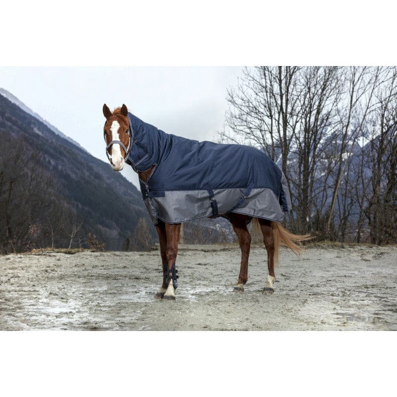 EQUITHEME FULL NECK 0G 600D O/D RUG W/FLEECE 5’9 GREY