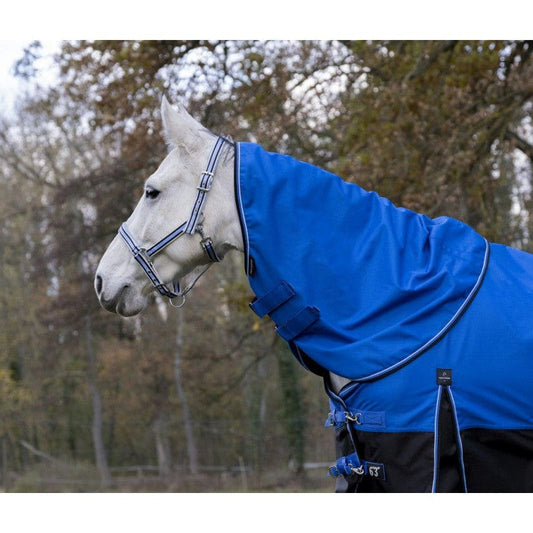 Boomerang Equestrian - Equitheme Tyrex Neck Cover 200 g Blue/Black
