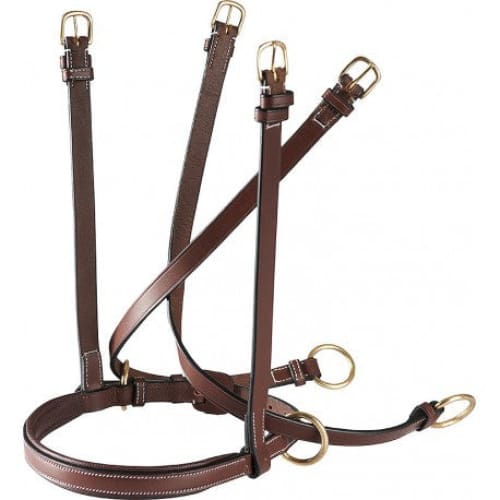 Boomerang Equestrian - Eric Thomas Pro Bitless Noseband Havana
