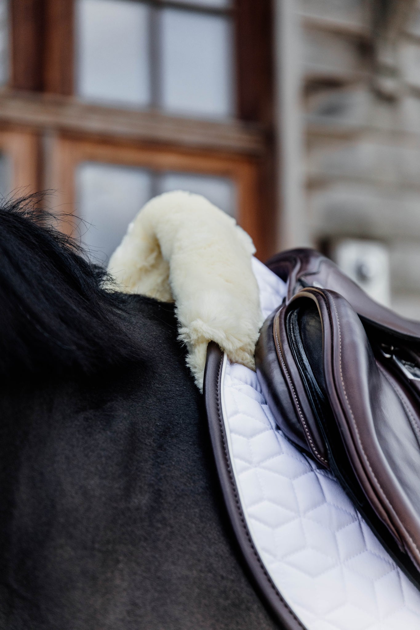 Kentucky Skin Friendly Saddle Pad White Star Quilting