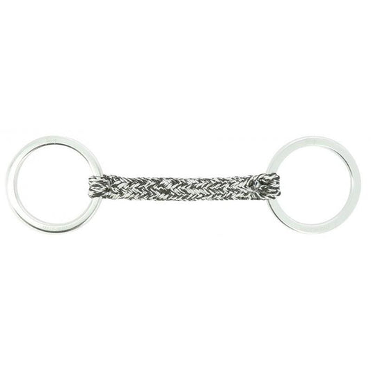 Boomerang Equestrian - Feeling Alupro Loose Ring Rope Snaffle Bit