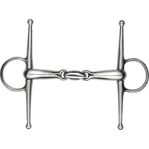 Boomerang Equestrian - Feeling Anatomical Full Cheek Snaffle Bit With Lozenge Satin Finish
