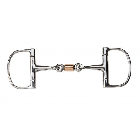 Boomerang Equestrian - Feeling D Ring Snaffle Bit With Roller