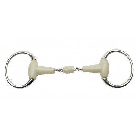 Boomerang Equestrian - Feeling Flexi Double Jointed Eggbutt Snaffle Bit