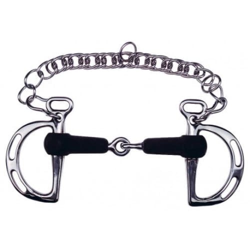 Boomerang Equestrian - Feeling Jointed Rubber Kimblewick Bit