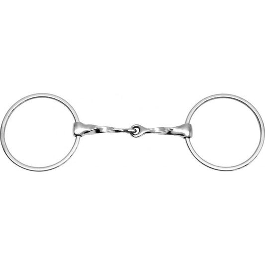 Boomerang Equestrian - Feeling Jointed Twisted Snaffle Large Rings
