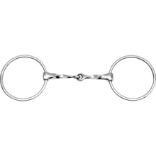  Feeling Jointed Twisted Snaffle Large Rings - 135 MM - Bit