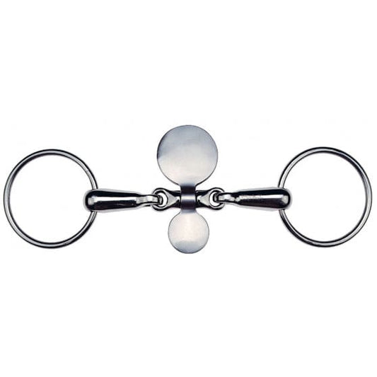 Boomerang Equestrian - Feeling Loose Ring Jointed Snaffle Bit With Spoon