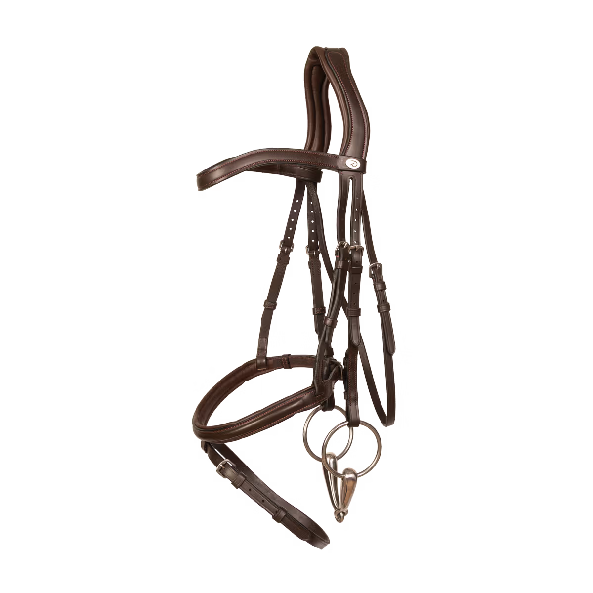 Brown bridle on a transparent background