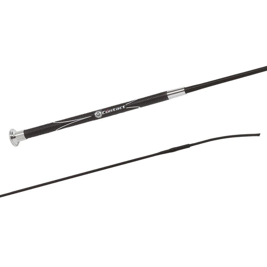 Boomerang Equestrian - Fleck Contact Dressage Whip Black