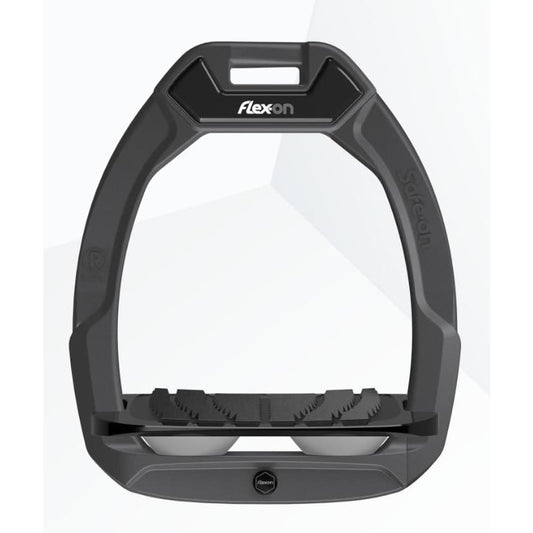 Boomerang Equestrian - Flex On Safe On Junior Stirrup Grey Frame/Grey Tread/Grey Springs