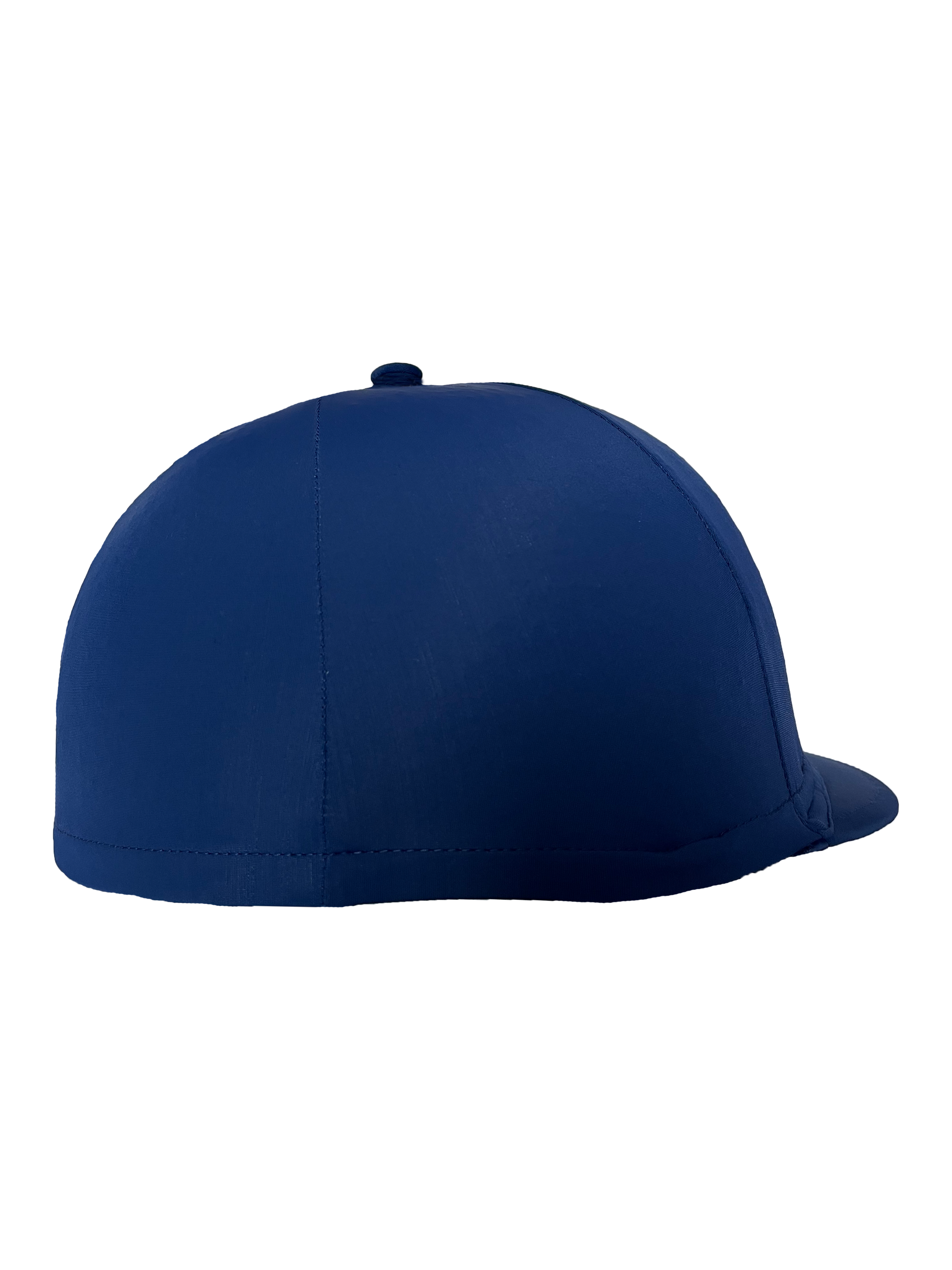 Navy blue hat silk on a white background