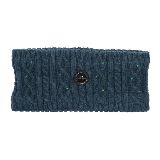 Green headband on a white background