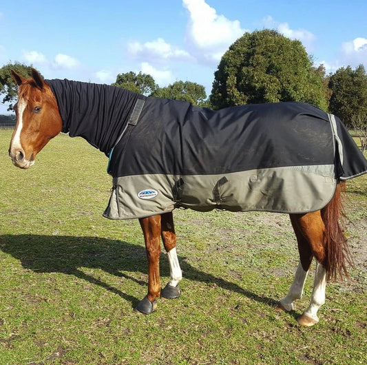 Boomerang Equestrian - Snuggy Hoods Headless Turnout Hood With Zip Navy