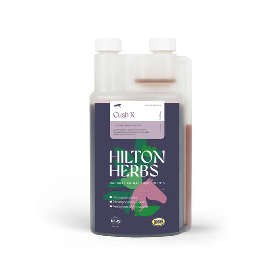 Hilton Herbs Cush X supplement bottle on a white background