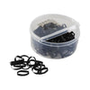 Hippo Tonic Silicone Plaiting Bands Black - Plaiting Bands