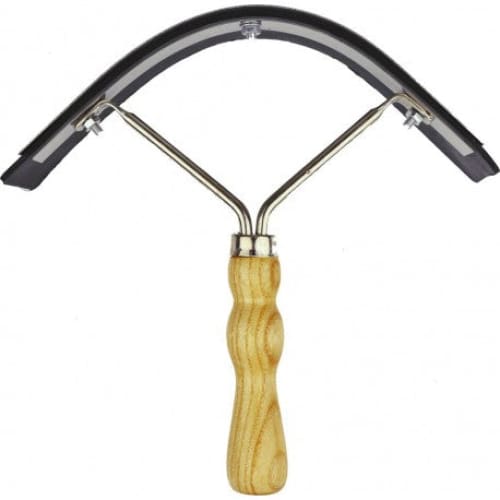 Boomerang Equestrian - Hippotonic Deluxe Metal Sweat Scraper With Wooden Handle