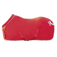 HKM Cooler With Collar And Hip Ornament Red - Show Rug