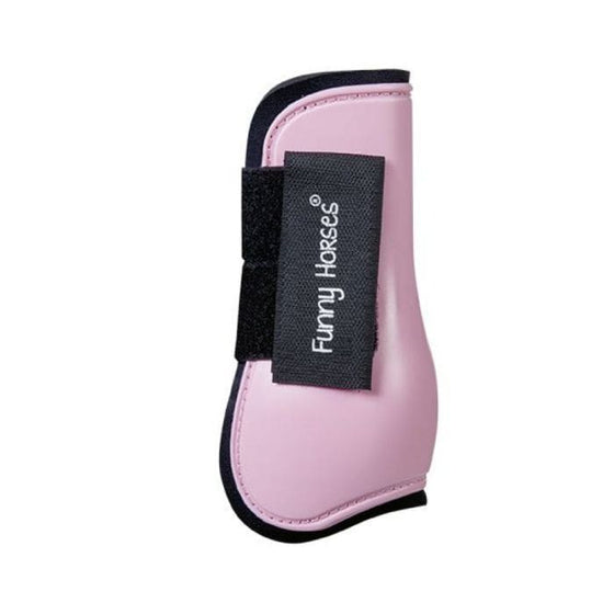 HKM Funny Horse Tendon Boots Pink - PINK / SHETLAND - Tendon Boots