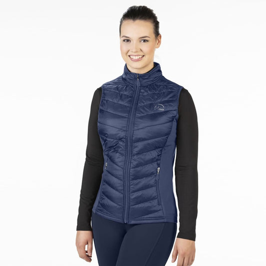 Boomerang Equestrian - HKM Junior Gilet Basel Deep Blue