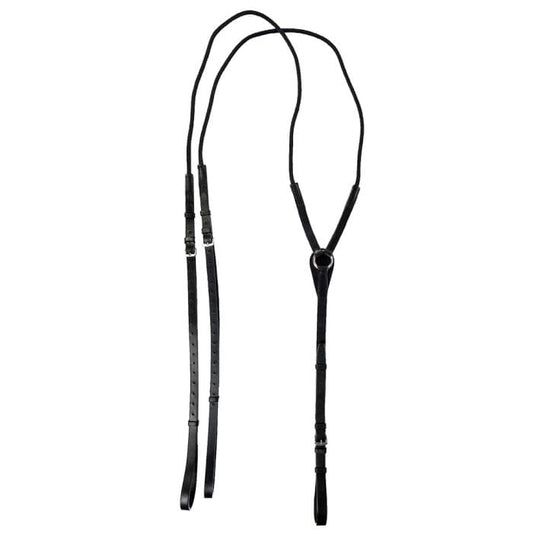 Boomerang Equestrian - HKM Triangle Draw Reins Black