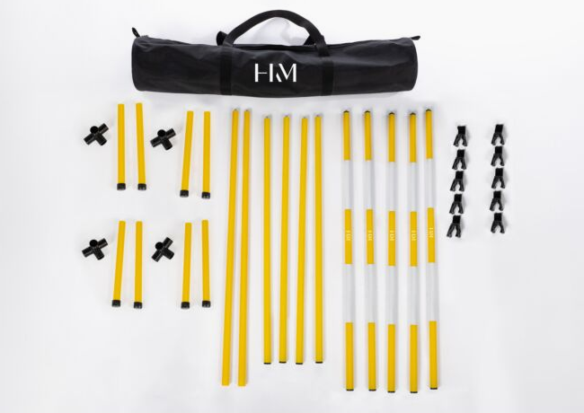 HKM Hobby Horsing Jumping Set Yellow