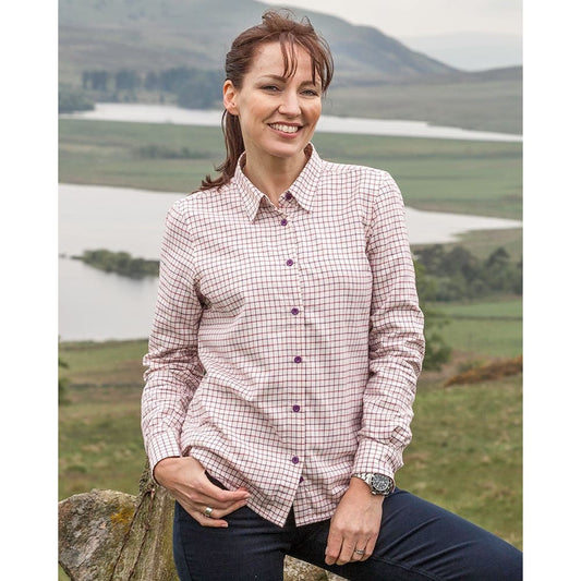 Boomerang Equestrian - Hoggs Of Fife Ladies Alba Jersey Lined Shirt