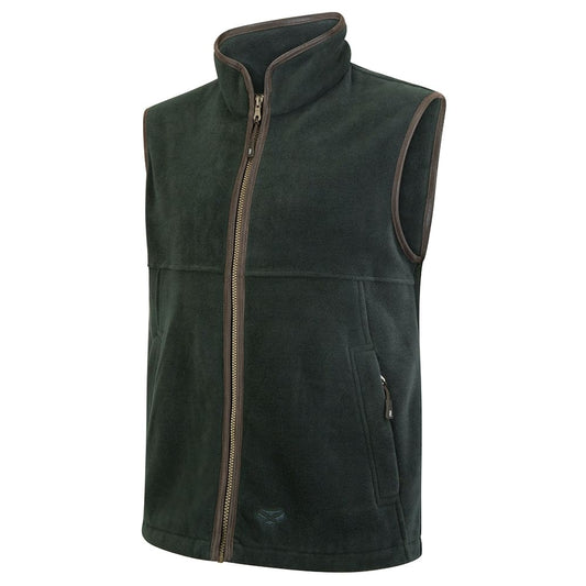 Boomerang Equestrian - Hoggs Of Fife Men's Stenton Technical Fleece Gilet Green