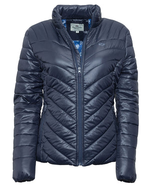 Boomerang Equestrian - Hoggs Of Fife Ladies Padded Jacket Wilton Navy