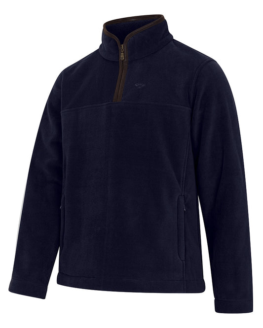 Boomerang Equestrian - Hoggs Of Fife Stenton 1/4 Zip Fleece Midnight Navy