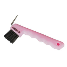  Horka Hoof Pick With Brush Pink - ONESIZE - Hoof Pick
