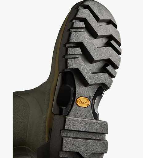 Sole of hunter wellie on a white background