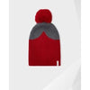 Hunter Moustache Bobble Hat Red/Grey - ONESIZE - Bobble Hat