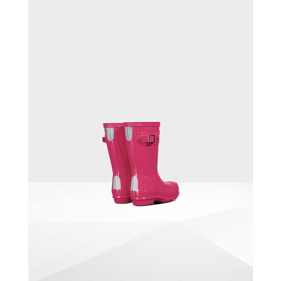 Hunter Original Kids Gloss Boot Bright Pink - Boots