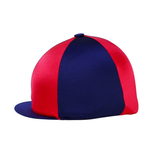 Red and blue cap on a white background