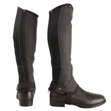  HY Synthetic Combi Leather Junior Chaps Brown