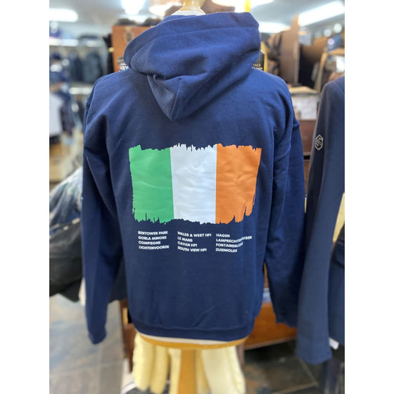 Irish Showjumping Hoodie Child Navy - junior hoodie