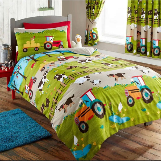 Boomerang Equestrian - Jenkinsons Farm Yard Single Duvet