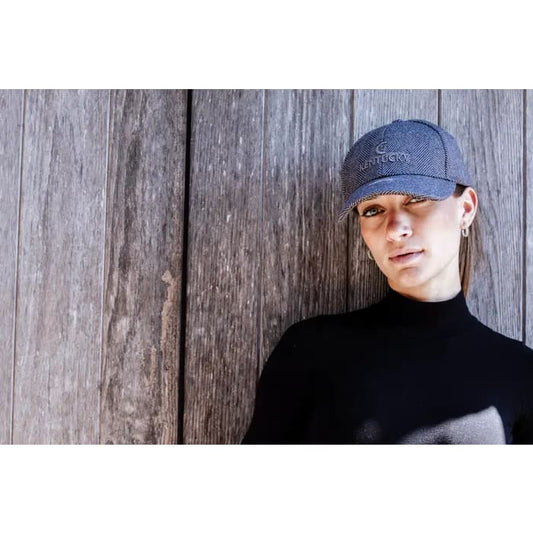 Boomerang Equestrian - Kentucky Baseball Cap Wool Grey