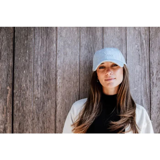 Boomerang Equestrian - Kentucky Baseball Cap Wool Light Blue